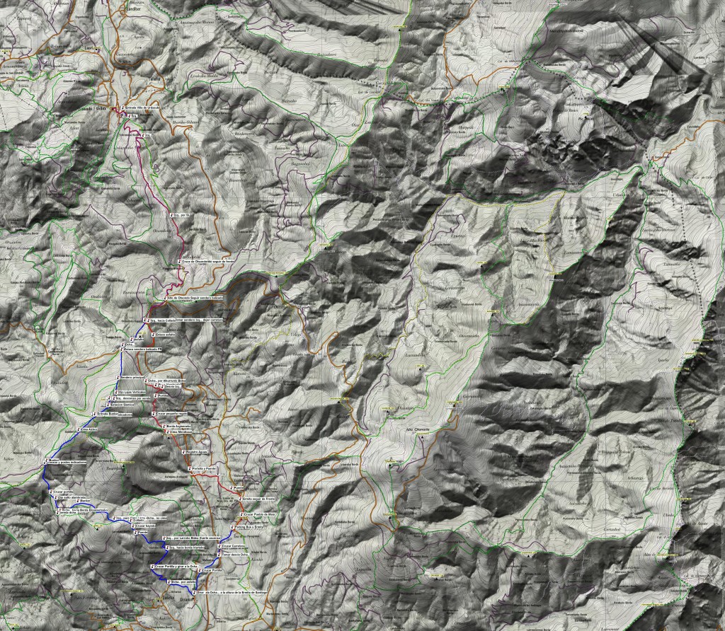 Ruta Alternativa Valle Del Baztan Nafarroa Leioa Mendi Taldea