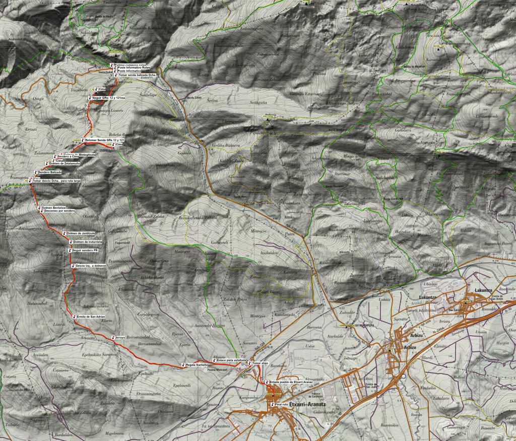 Ruta Alternativa TXARADIGORRI 994 M IRUMUGETA 965 M Nafarroa