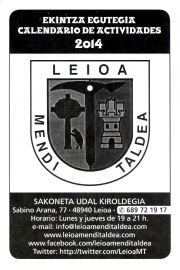 2014 CALENDARIO ACTIVIDADES