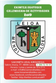 2019 CALENDARIO ACTIVIDADES