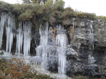 28.- carambanos de hielo