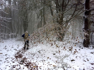 10.- Primera nevada del otoño en los Montes de Vitoria