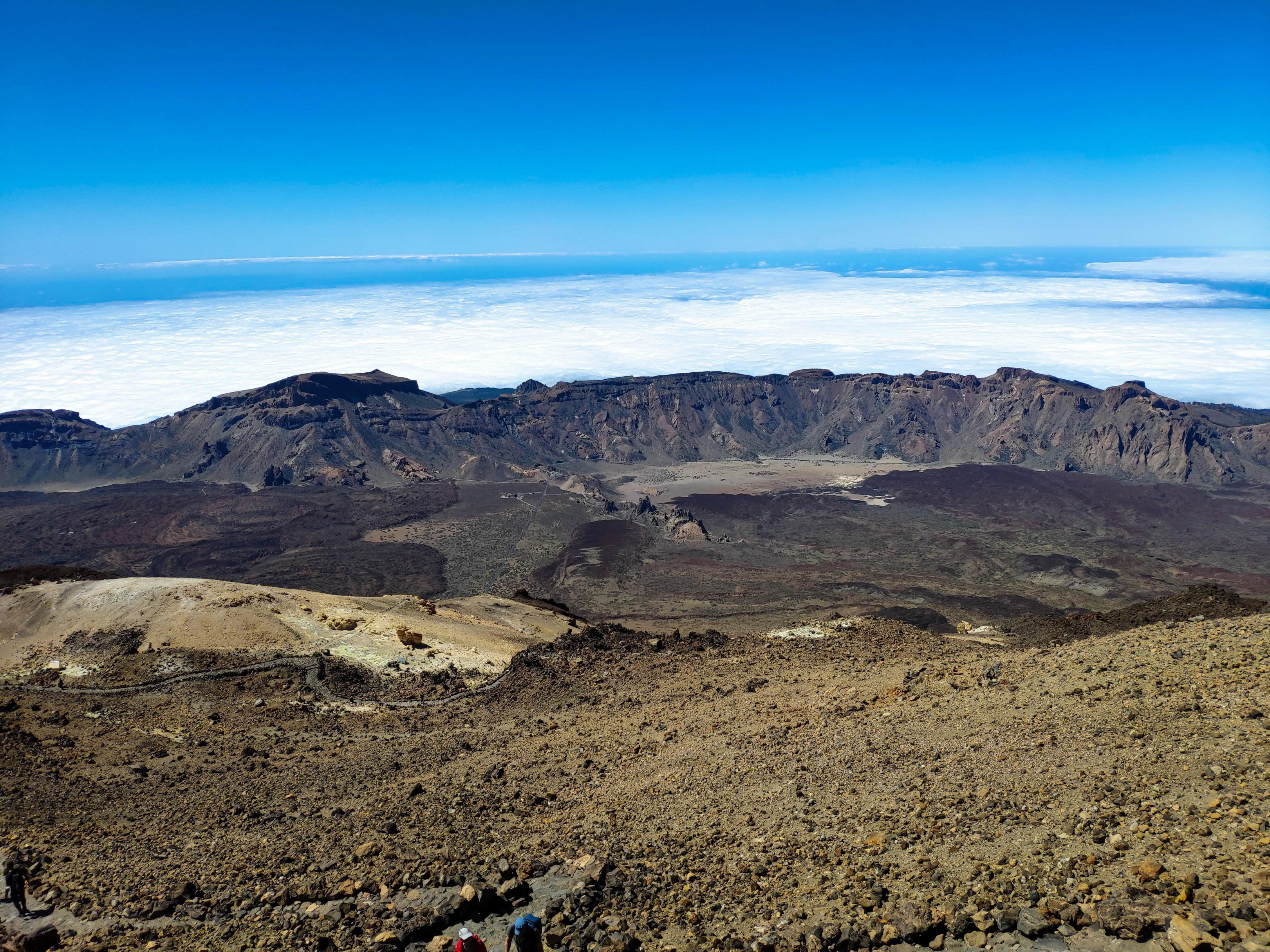 2.-La caldera del Teide