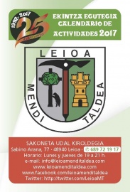 2017 CALENDARIO ACTIVIDADES